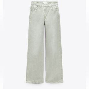 Zara Olive Green Jeans